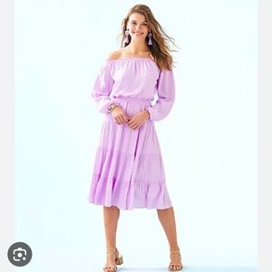 Lilly Pulitzer off-the-shoulder dress – size XL